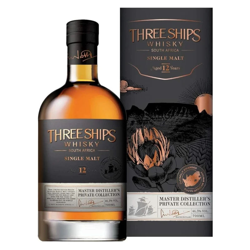 Three Ships 12 Year Old Single Malt Whisky - 700 ml