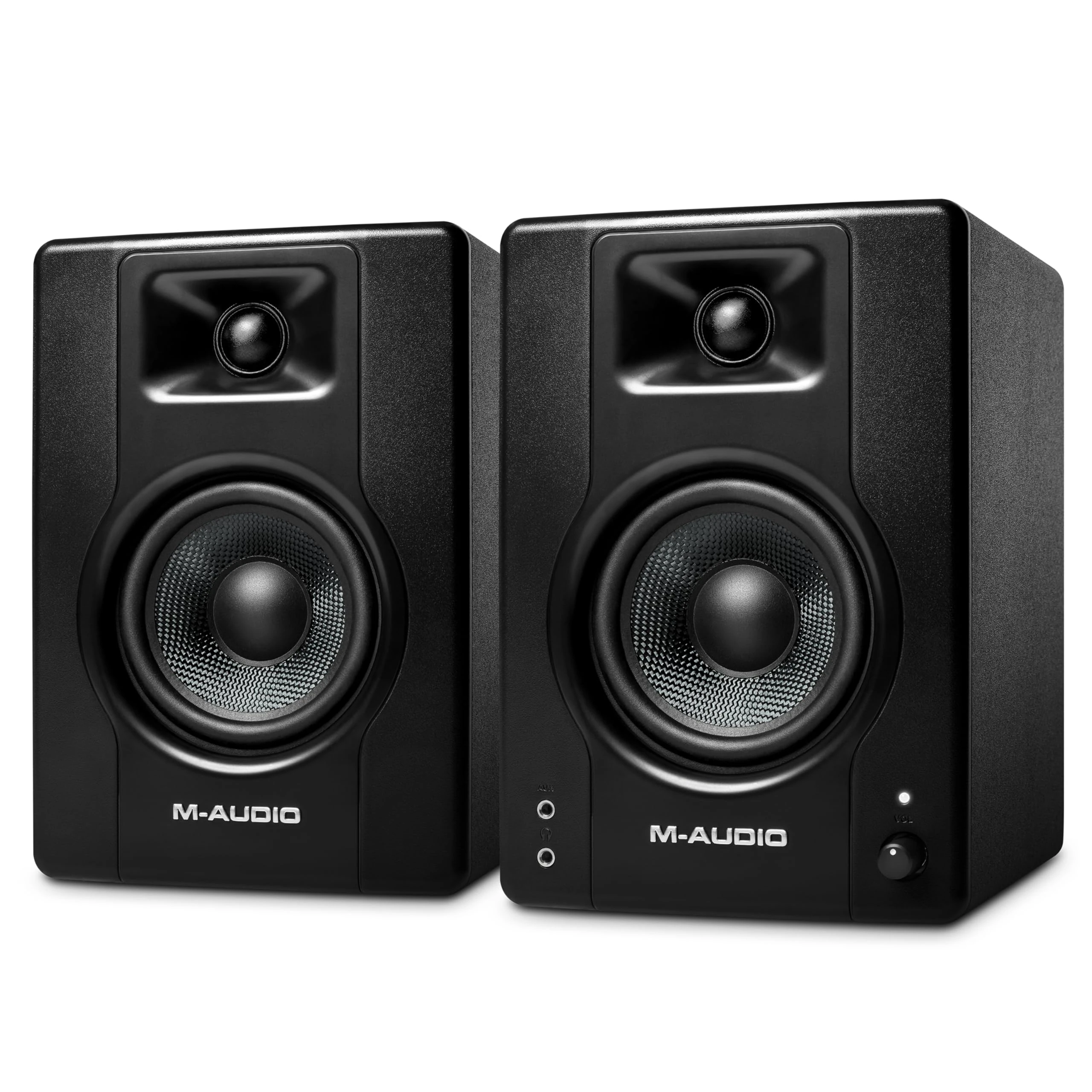 M-AUDIO BX4 Pair 4.5" Studio Monitors, HD PC Speakers for Recording and Multimedia with Music Production Software