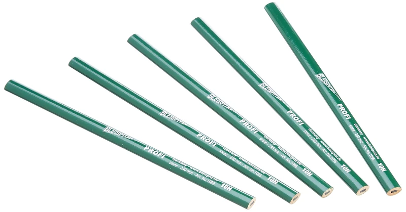 BLEISPITZ Construc XXL 240 V PC100 Hard Lead Pen, Black