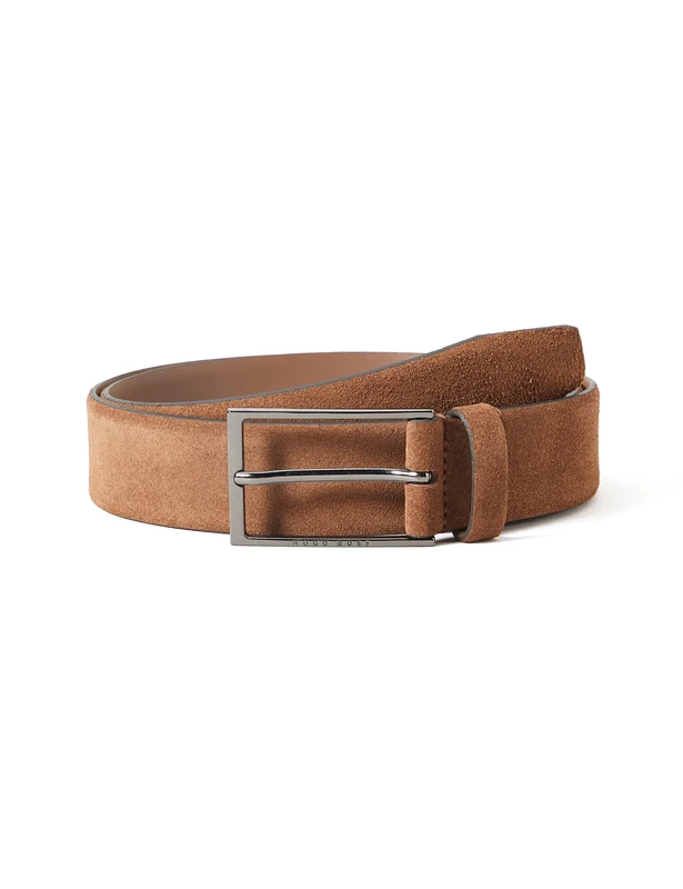 BOSS Men's Calindo_Sz35_sd Belt, Medium Brown210, 85