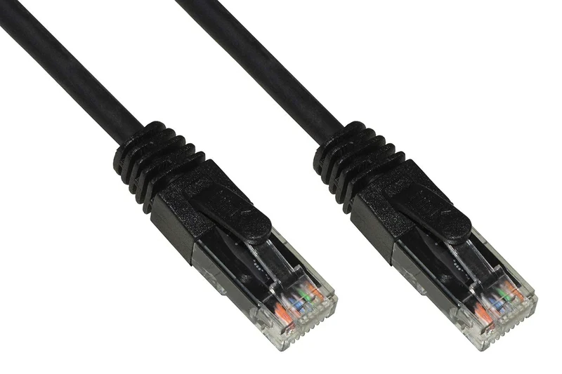 LINK Network Cable Category 6A Unshielded UTP AWG24 Black HALOGENFREE MT 50