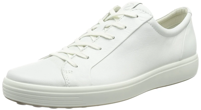 ECCO mens 470364 Soft 7 Sneaker, White, 8-8.5 UK