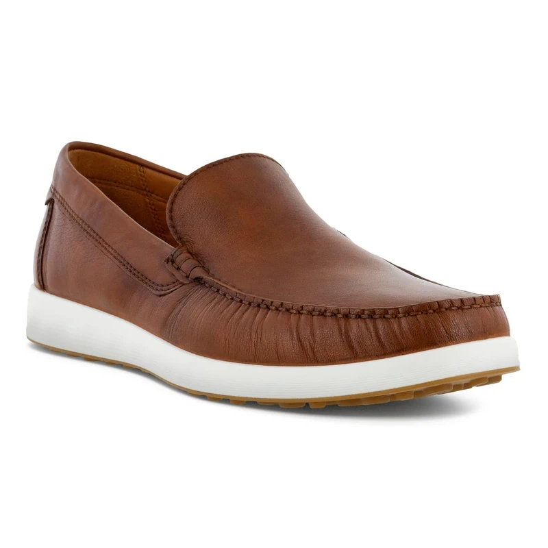 ECCO Men's S Lite Moc Classic Driving Style Loafer, Cognac, 11/11.5 UK