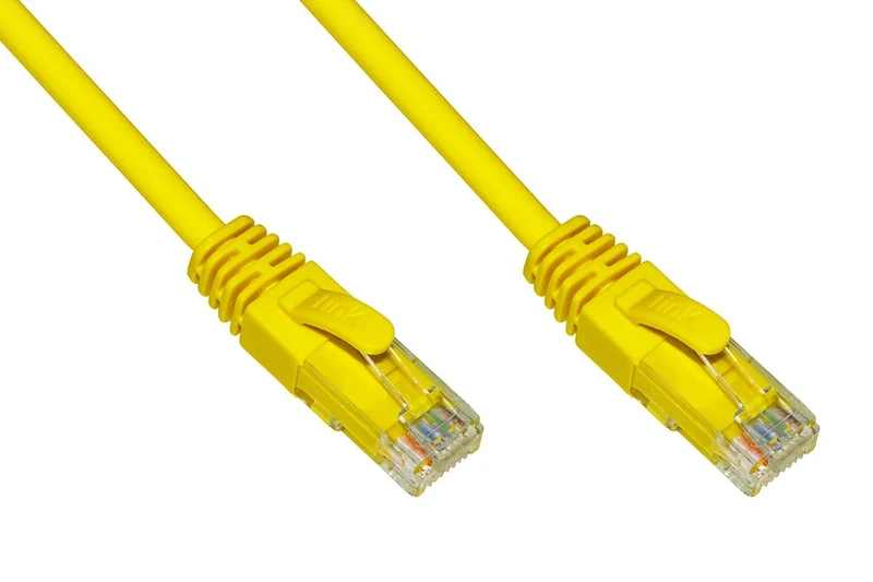 LINK LK6AU500Y Network Cable Category 6A, Unshielded, UTP AWG24 Colour Yellow HalogenFree 50 m