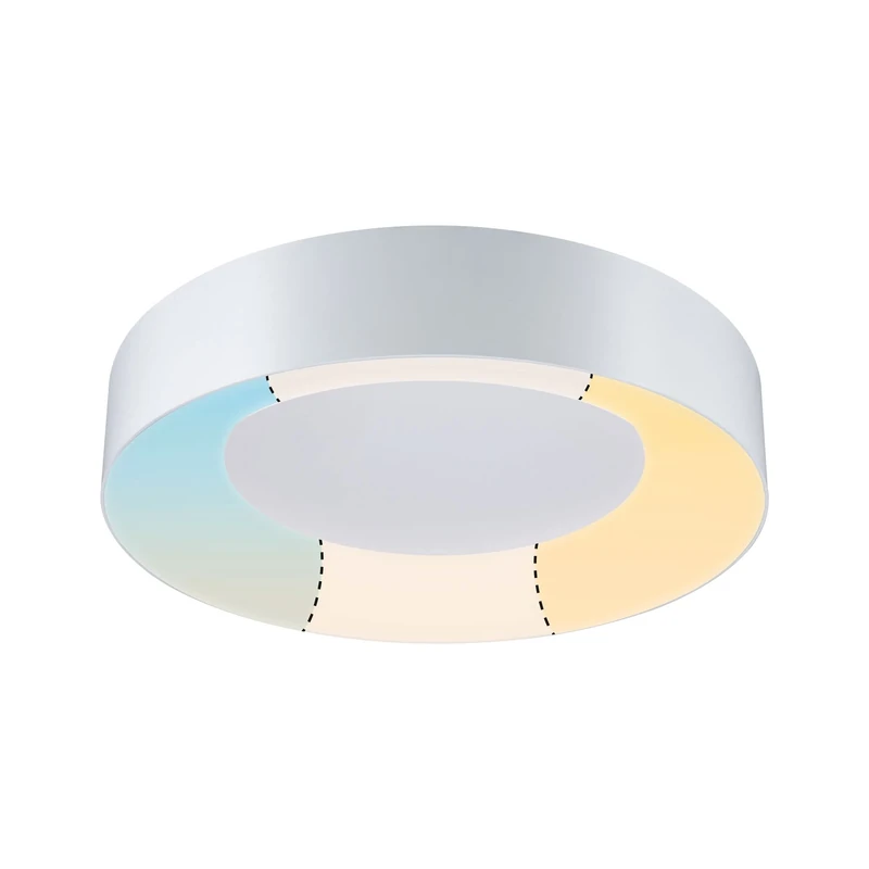 Paulmann Casca 78947 LED Ceiling Light IP44 White Switch 3200 lm 230 V 23 W White Round Dimmable Metal Plastic 3000 K