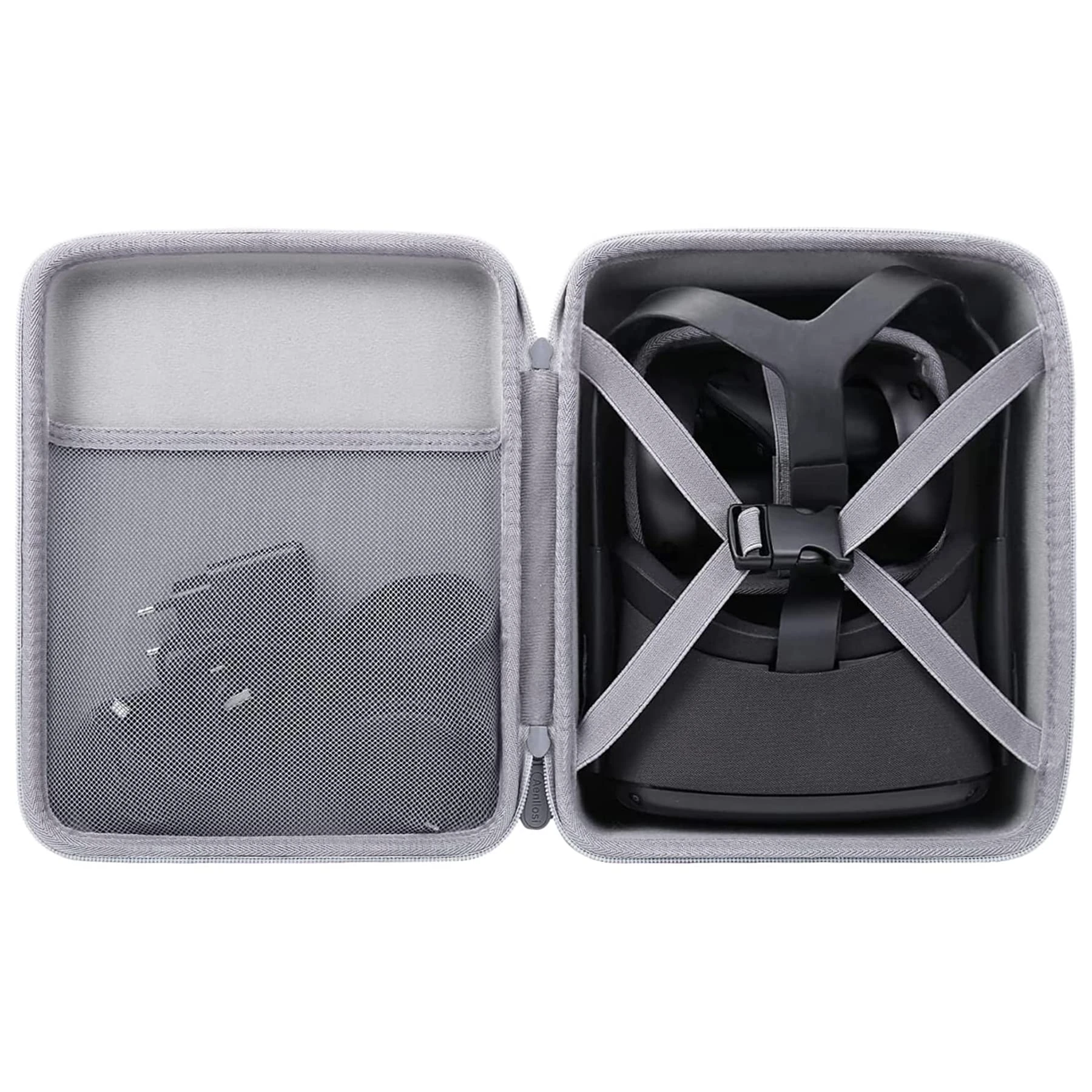 Aenllosi Hard Carrying Case Storage Box for Meta Quest 2/Oculus Quest 2/PICO 4 All-in-One VR Gaming Headset (only case) (Grey)