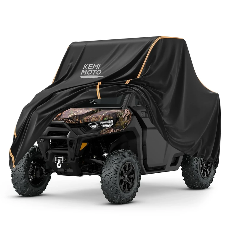 Defender UTV Cover, kemimoto Side by Side Cover, Waterproof UTV Storage Cover 2 Seats Large, All-Weather Protection UTV Storage Cover Compatible with Cam Am Defender All Years (Except Max Serial)