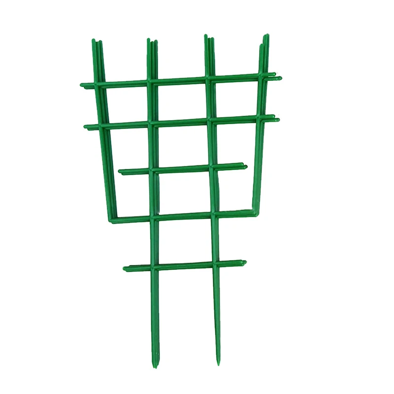 OhhGo 10 Pcs Flower Stands Set Vine Support Frame Plastic Plant Holder for Potted Plants - Image 1