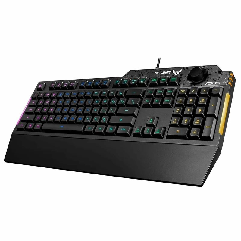 ASUS TUF Gaming K1 RGB Keyboard - Spanish QWERTY Black