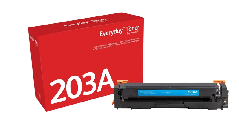 Xerox Everyday Compatible HP 203A CF541A Cyan Toner, Standard Capacity