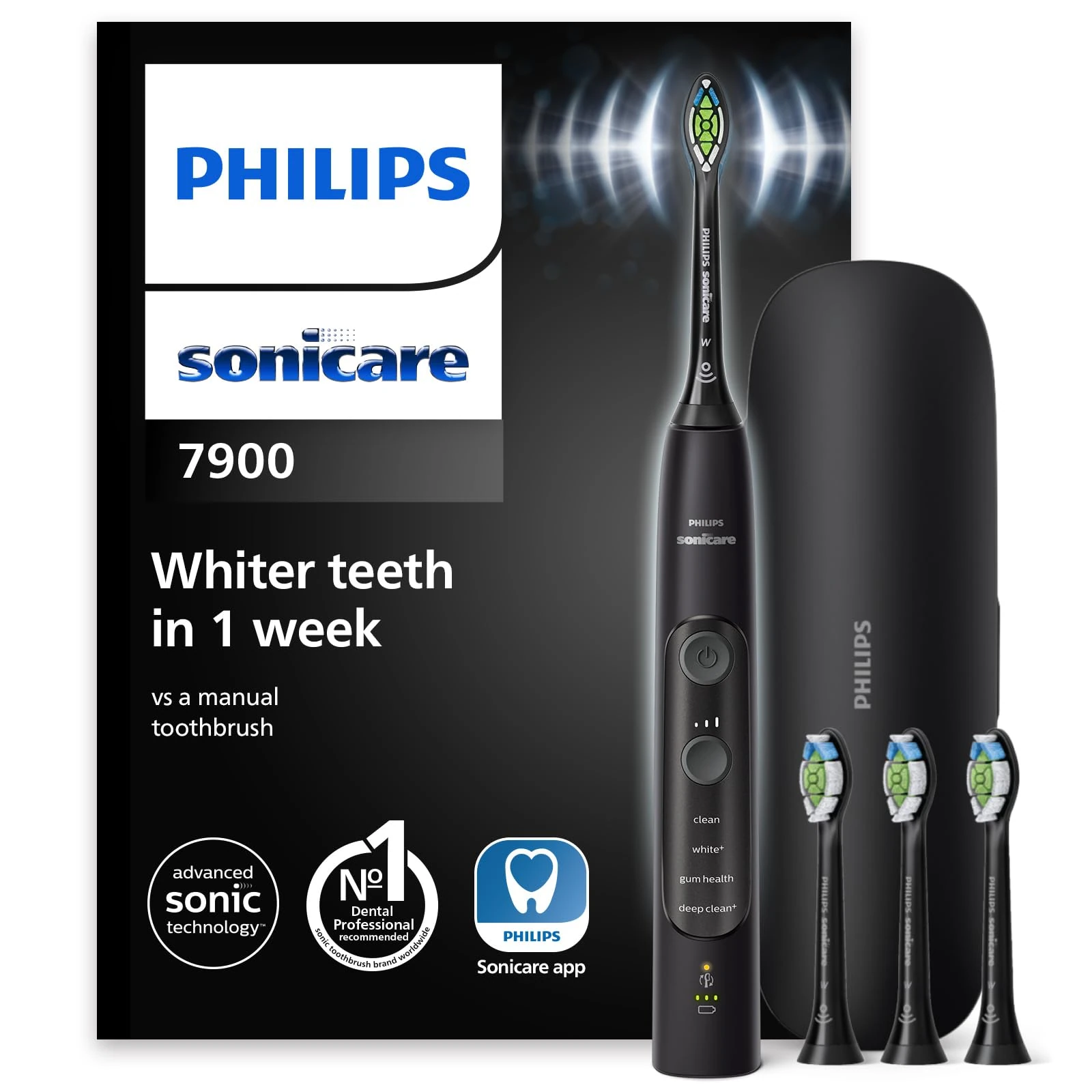 Philips Sonicare 7900 Series Electric Toothbrush, Sonic Toothbrush - Outdated Product