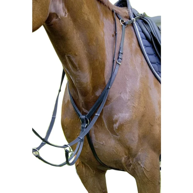 HKM Breastplate-12268 Breastplate 9100 schwarz Warmblut