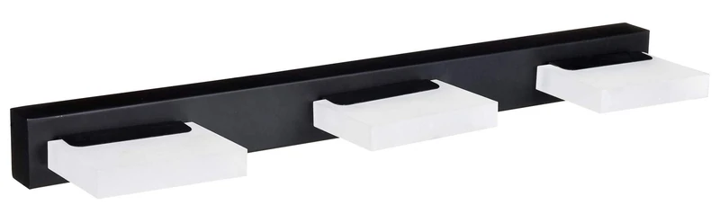 activejet AJE-ICARO 2 Black IP44 Wall Lighting, Suitable for Indoor Use, Suitable for Outdoor Use, Non-Changeable Bulb, 12 W, Black