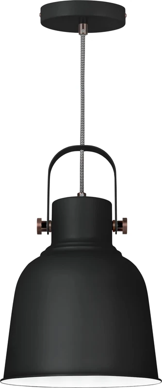 activejet AJE-LOLY Black 1P Ceiling Light E27 Black