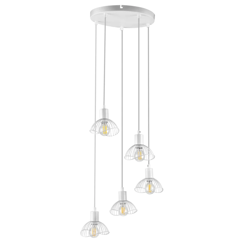 activejet AJE-Holly 8 White Ceiling Light E14 White