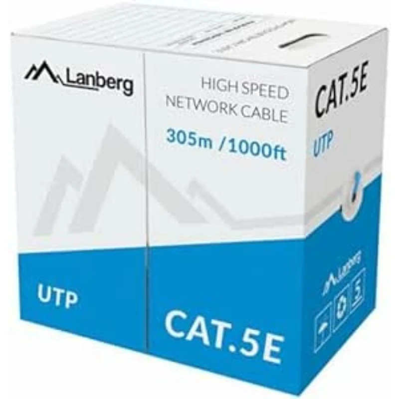 Lanberg UTP Cable CAT.5E 305M CCA Blue