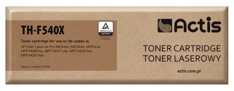 Actis Th-F540X Toner For HP Printer, Replacement for Hp 203X Cf540X; Standard; 3200 Pages; Black.