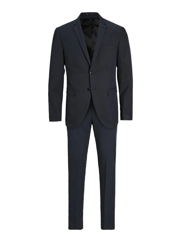 JACK & JONES Male Single Breasted Blazer and Trousers Jprfranco Super Slim Fit Suit, Dark Navy/fit: Super Slim fit, 36