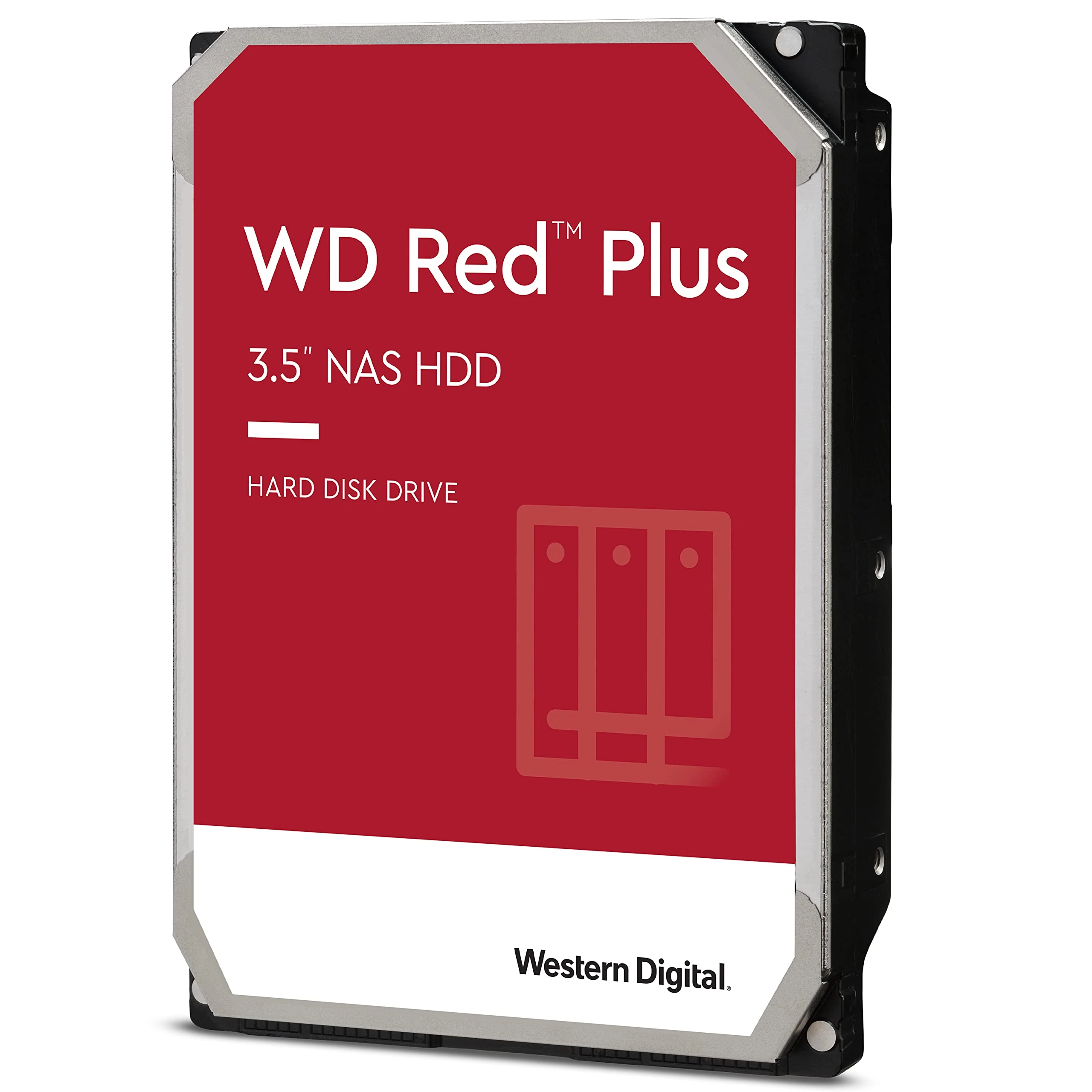 WD Red Plus 4TB NAS 3.5" Internal Hard Drive - 5400 RPM Class, SATA 6 Gb/s, CMR, 64MB Cache