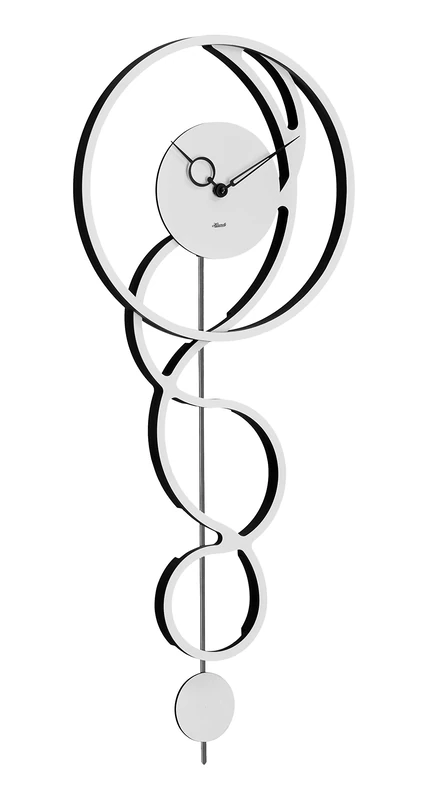 Hermle 61023-002200 Modern Wall Clock 68 cm x 26 cm x 5 cm