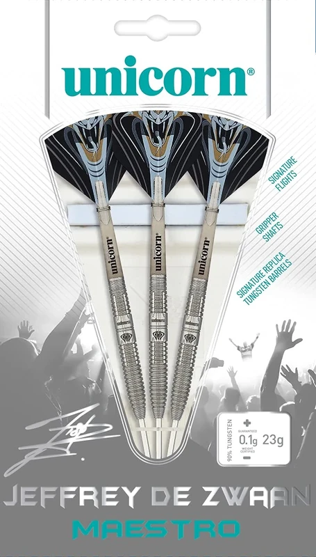 Unicorn Maestro 90% Tungsten - Jeffrey De Zwaan Steel Tip Professional Darts