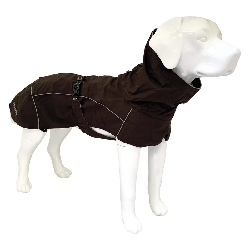 Croci Hiking Coat for Dogs, Waterproof for Dogs, Makalu, Thermoregulating Lining, Black, Size 40 cm - 195 g
