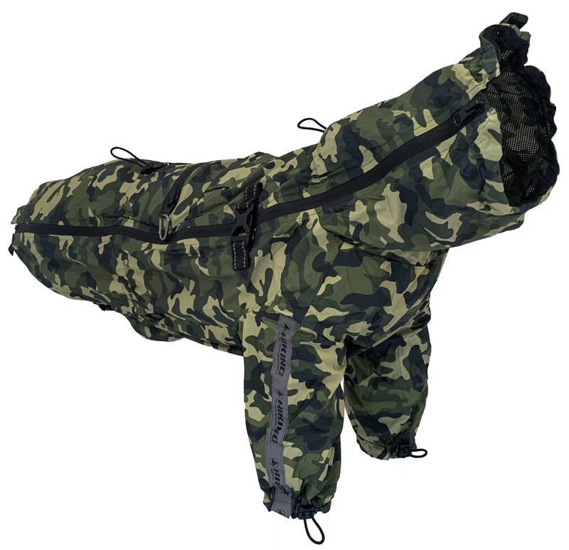 Croci Hiking - Raincoat For Dogs, Portable, Go Camouflage, Size 50 Cm - 380 g