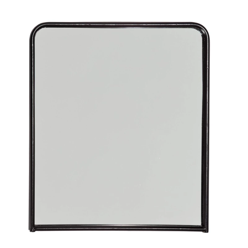 Decorline Brice Modern Black Rimmed Mirror - Image 1