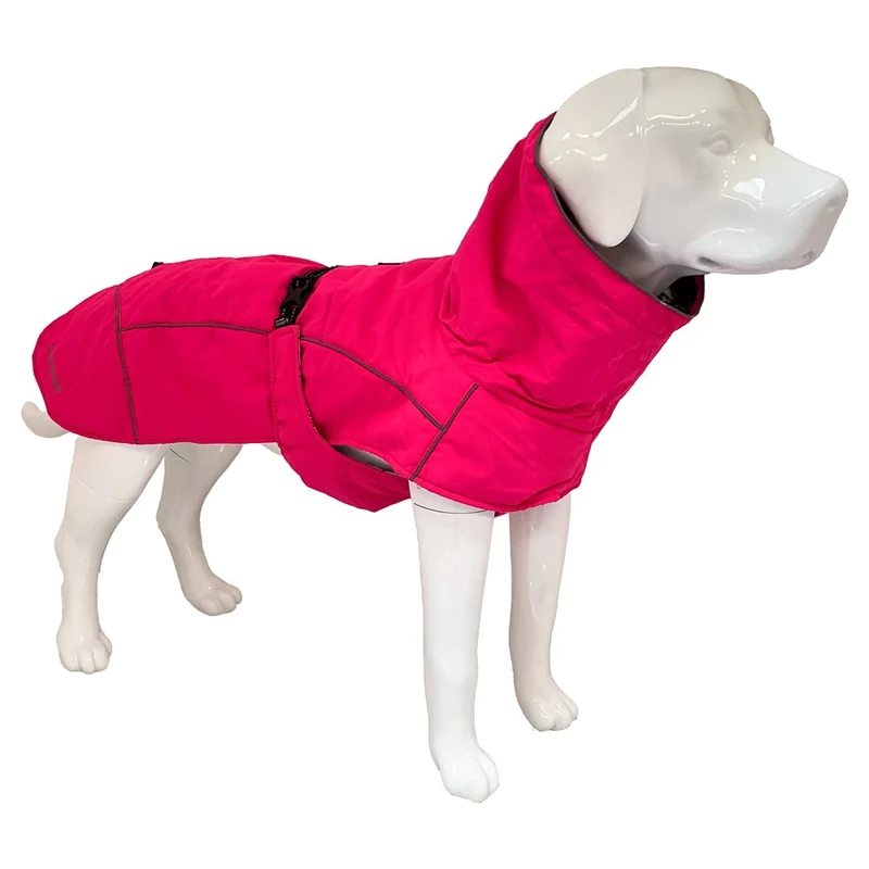 Croci C7081915 Hiking K2 Winter Waterproof and Thermal Regulating Coat for Dogs, Pink (Fuxia), 70 cm, 1 Piece