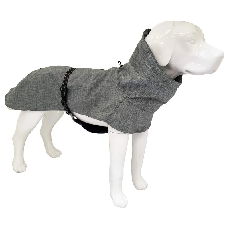 Croci Hiking - Coat For Dogs, Raincoat For Dogs, Padded Winter Coat, Thermofleece Lining, Everest Grey,Size 25 Cm - 151 g