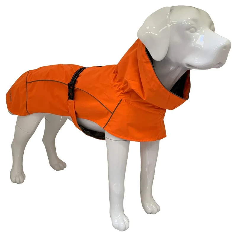 Croci Hiking Coat, Waterproof for Dogs, Makalu, Thermoregulating Lining, Orange, Size 70 cm - 384 g