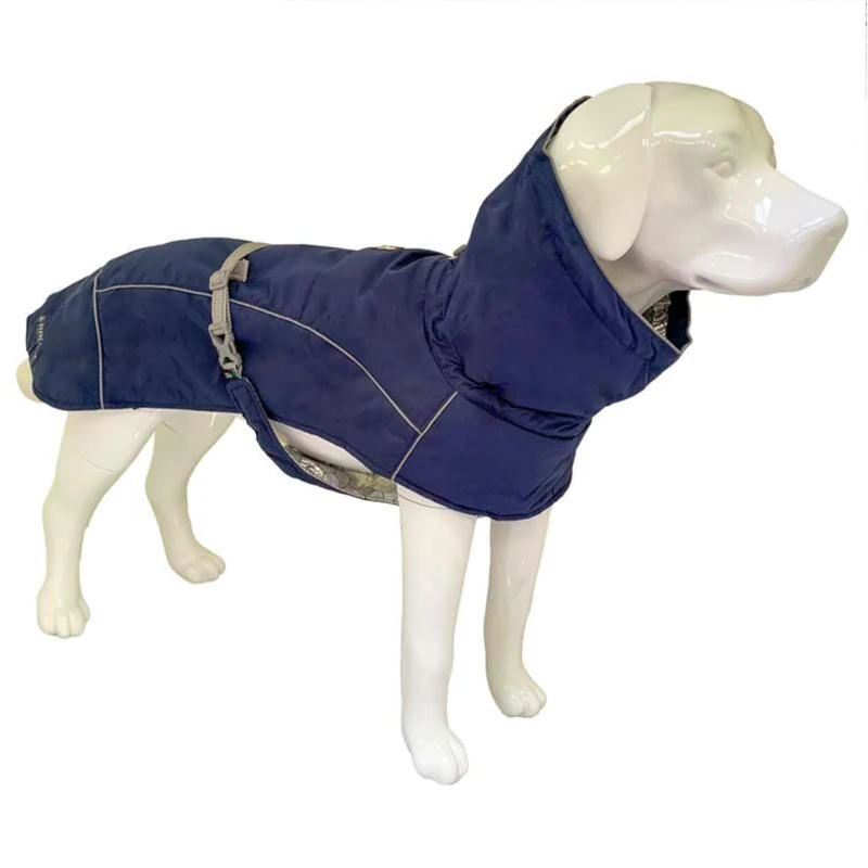 Croci C7081979 Hiking K2 Waterproof and Thermoregulating Coat for Dogs 35 cm Dark Blue 1 Piece