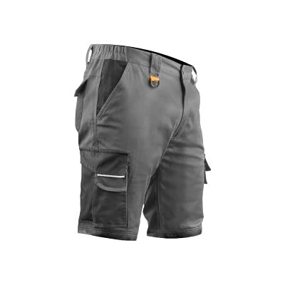WORKFIT Heavy Duty Work Pant Short Strech Grey/Black