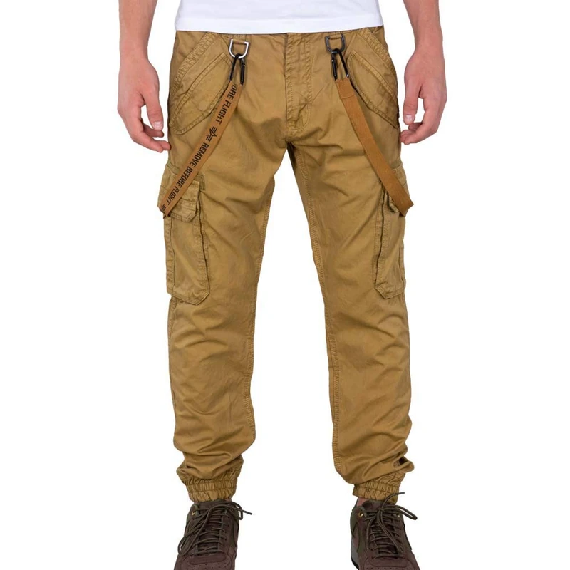 Alpha Industries Utility Mens Casual Trousers Khaki