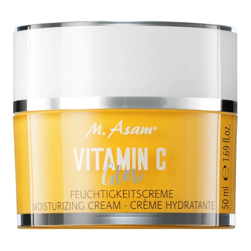 M. Asam VITAMIN C Glow Face Cream (50ml) – Vitamin C Moisturiser for Radiant Skin, Hydrating Face Care Cream, Vegan Skincare for Smooth & Perfect Skin