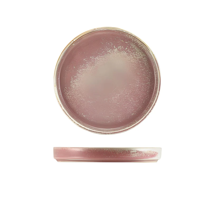 Genware Terra Porcelain, Rose, Presentation Plate, 180mm, PR-PRS18, Pack of 6