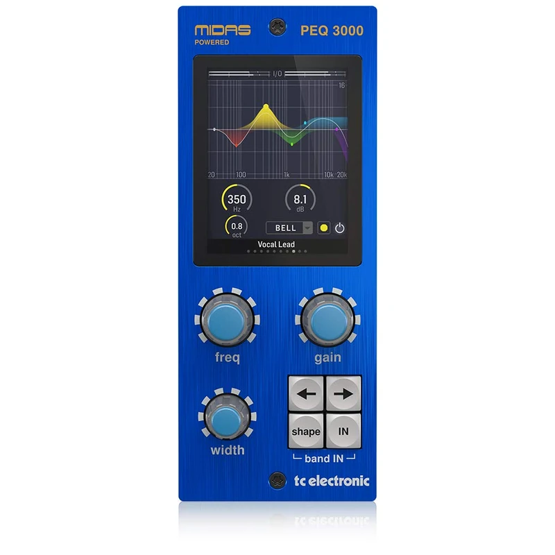 TC Electronic PEQ 3000-DT Midas-Powered Parametric Channel EQ Plug-In with Optional Analog-Feel Desktop Interface, Compatible with PC and Mac