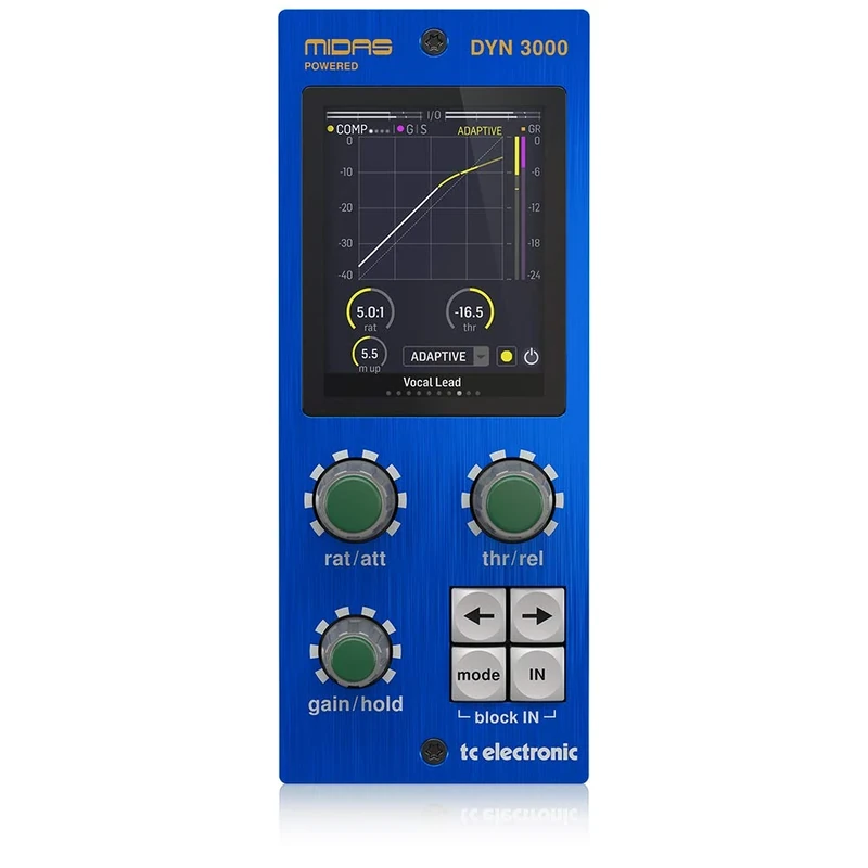 TC Electronic DYN 3000-DT Midas-Powered High-End Dynamics Channel Plug-In with Optional Analog-Feel Desktop Interface, Compatible with PC and Mac