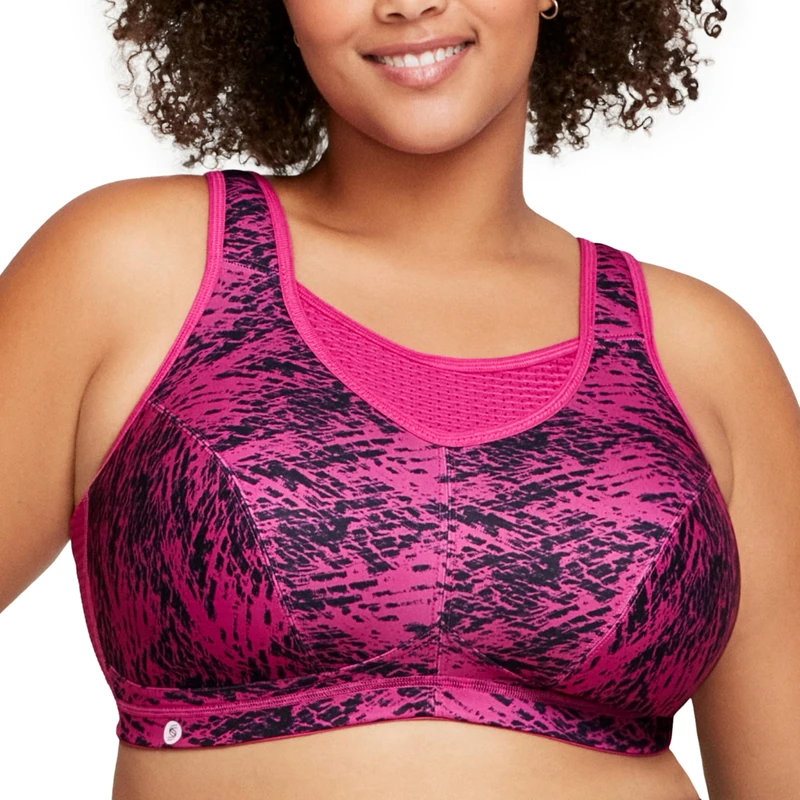 Glamorise No-Bounce Camisole Elite Sports Wirefree Bra 1067 (Women's & Women's Plus)