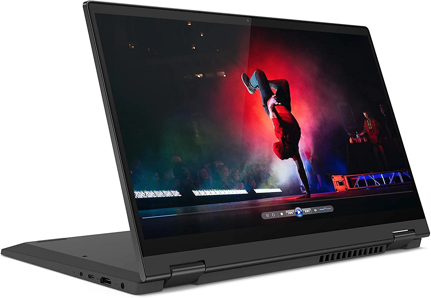 Lenovo IdeaPad Flex 5i 14" Convertible Laptop, FHD Touch Display, Intel Core i3-1115G4, 4GB DDR4 RAM, 128GB SSD, UHD Graphics, Win 10 S, 82HS000GUS, Graphite Grey