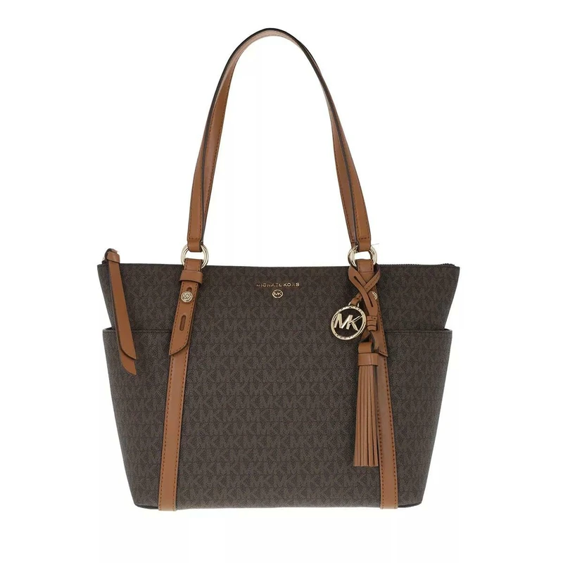 Michael Kors 30T0GNXT2B-252 SULLIVAN MD TZ TOTE Women BRN/Acorn Size One Size