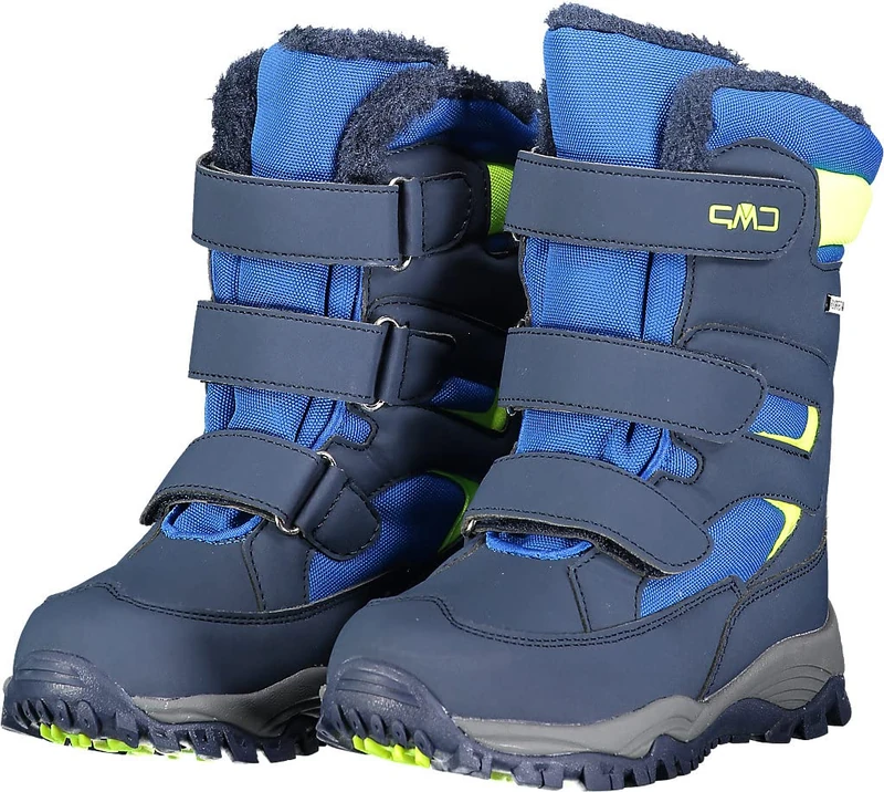 CMP Kids Hexis Snow Boot WP, Black Blue, 2.5 UK