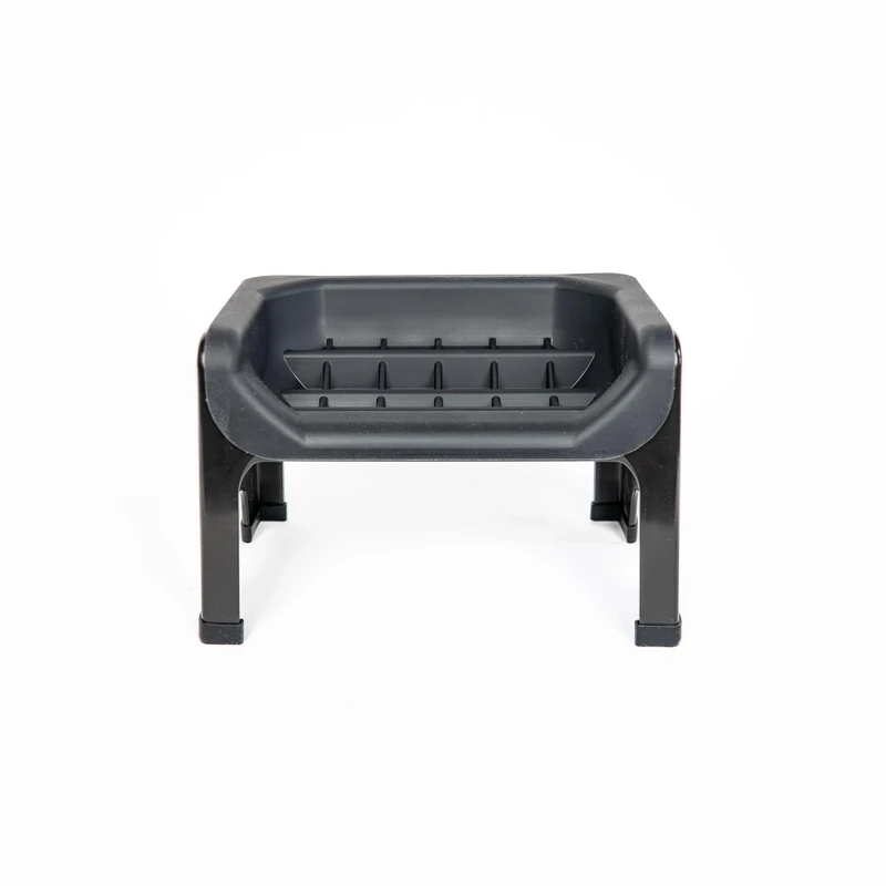 The Fluff Trough Elevated Slow Feeder Dog Bowl - Prevents Fast Eaters from Binging & Choking on Food, Minimizes Neck Strain, Suitable for Flat-Faced Pets, Vet Recommended, Dishwasher Safe, Black