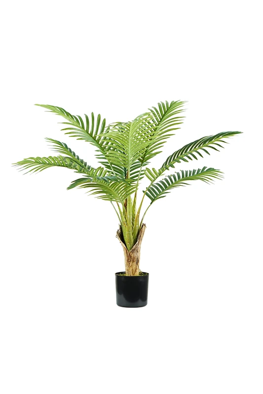 King Collection Artificial Areca Palm Tree - 90 cm, 9 Leaves