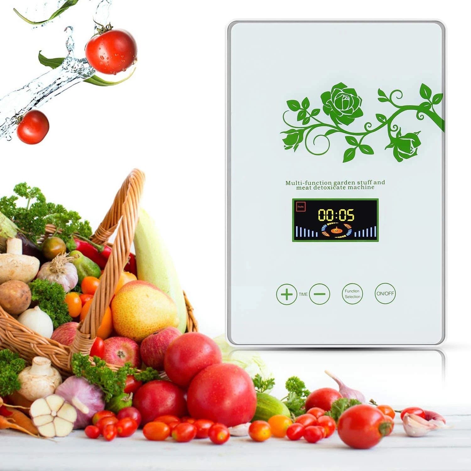 CAIYUE air purifier ozone generator, household ozone generator 600 mg/h, clean vegetables, fruits, meat, purify water and air