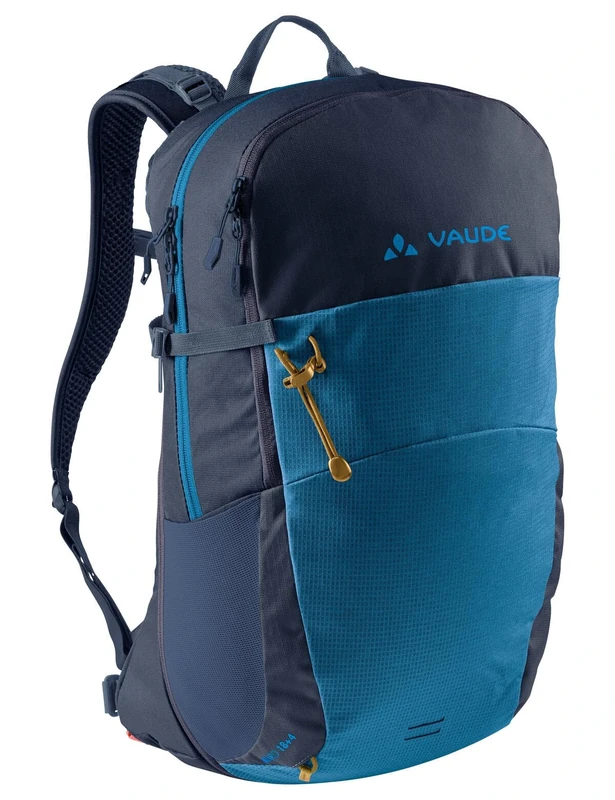 VAUDE Hiking Backpack Wizard in blue 18+4L, Water-Resistant Backpack for Women & Men, Comfortable Trekking Backpack with Well-Designed Carrying System & Practical Compartmentalization