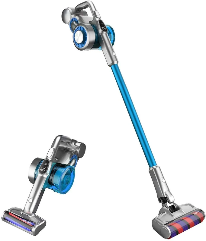 Jimmy JV85 Ultralight Cordless Electric Broom with Replaceable Battery, 185AW, 60 Minutes Autonomy, Cyclone Motor and HEPA Filter