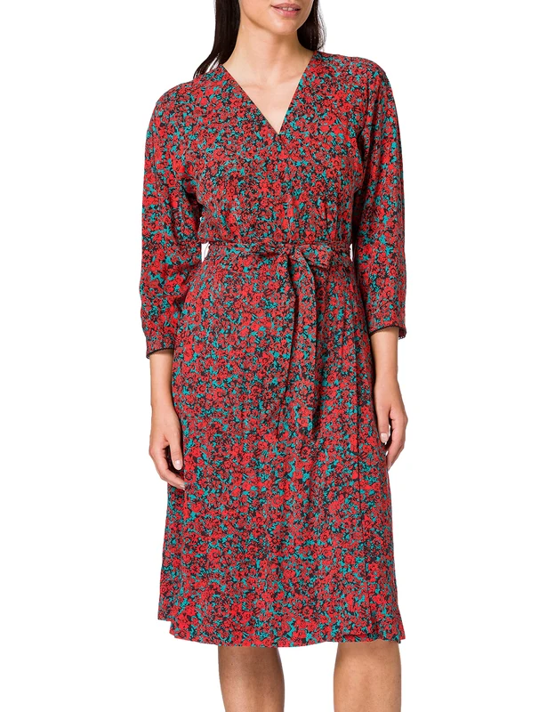 Tommy Hilfiger VIS WRAP Knee Dress 7/8 SLV - Image 1