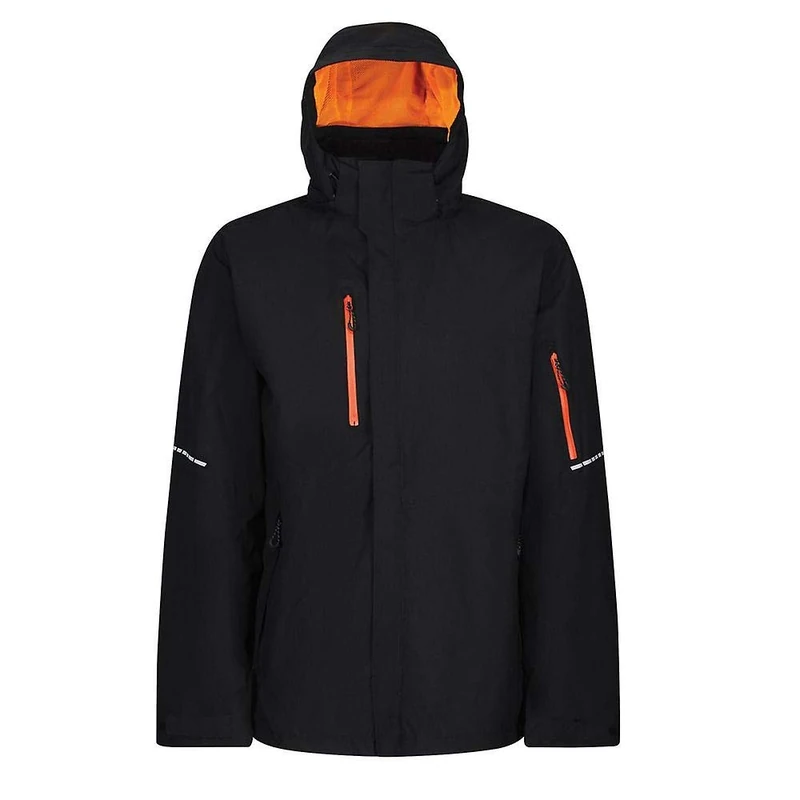 Regatta Professional Mens Exosphere Ii Jacket, Black/Magma, M EU