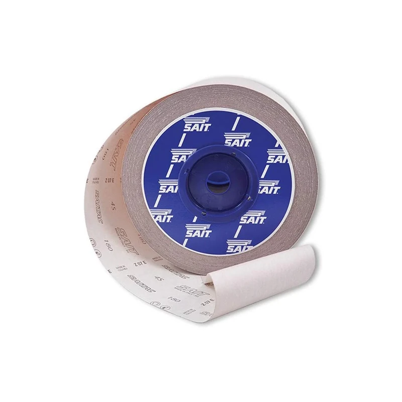 Sait 53260 RI-Saitac 4S Industrial Sandpaper Roll 115mm x 100m 220 Grit